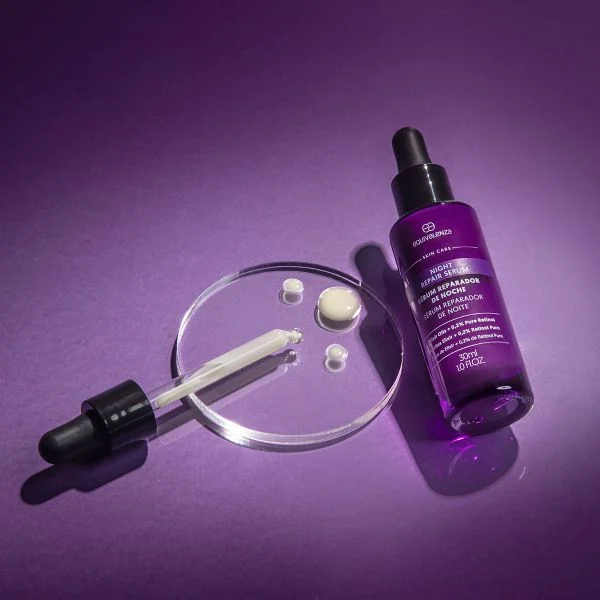 Serum reparator de față pentru noapte