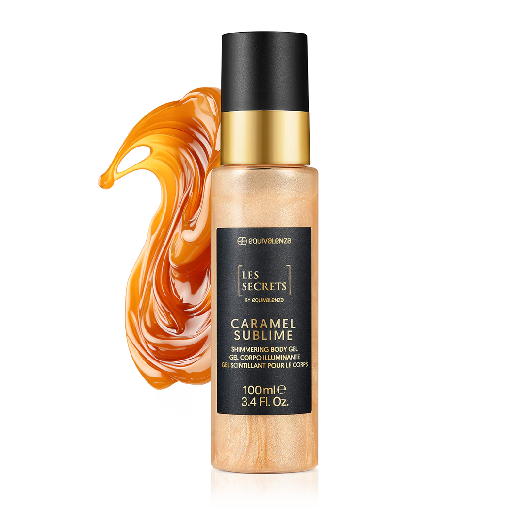 Gel de corp cu sclipici Caramel Sublime, 100 ml