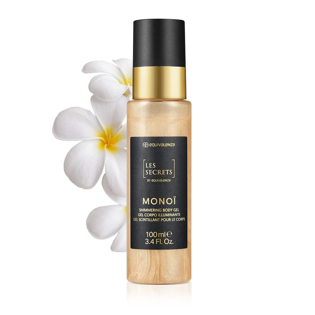 Gel de corp cu sclipici Les Secrets Monoi, 100 ml
